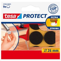 TESA Filckorong, karcolásgátló, 26 mm, TESA "Protect(R)", barna