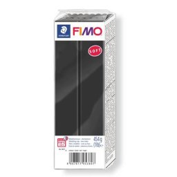 FIMO Gyurma, 454 g, égethető, FIMO "Soft", fekete