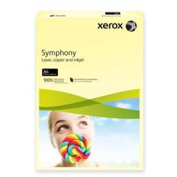 XEROX Másolópapír, színes, A4, 80 g, XEROX "Symphony", világossárga (pasztell)