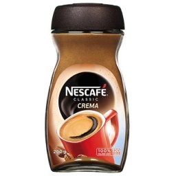 NESCAFE Instant kávé, 200 g, üveges, NESCAFÉ "Classic Crema"