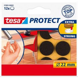 TESA Filckorong, karcolásgátló, 22 mm, TESA "Protect", barna