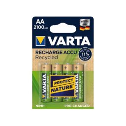 VARTA Tölthető elem, AA, ceruza, újrahasznosított, 4x2100 mAh, VARTA