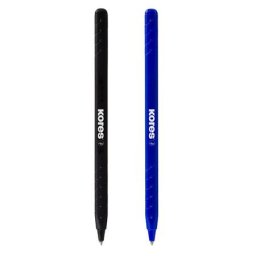 KORES Golyóstoll, 1,0 mm, kupakos, háromszögletű, KORES "KOR-M", kék
