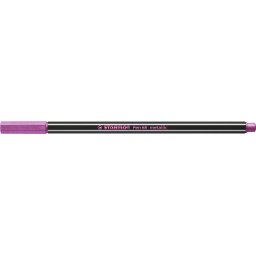 STABILO Filctoll, 1,4 mm, STABILO "Pen 68 metallic", metál rózsaszín