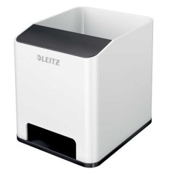 LEITZ Írószertartó, kettős színhatású, LEITZ "Wow", fekete