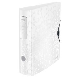 LEITZ Iratrendező, 82 mm, A4, PP, LEITZ "180 Active Wow", fehér