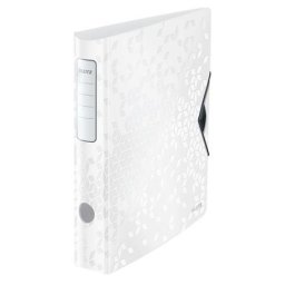 LEITZ Iratrendező, 65 mm, A4, PP, LEITZ "180 Active Wow", fehér