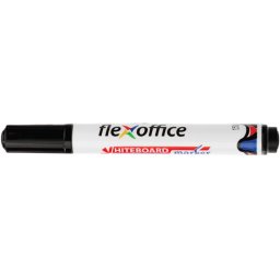 FLEXOFFICE Táblamarker, 2,5 mm,kúpos, FLEXOFFICE "WB03", fekete