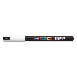 UNI Dekormarker, 0,7 mm, UNI "Posca PC-1MR", fehér