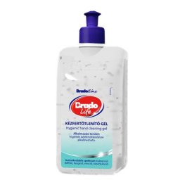BRADO Kézfertőtlenítő gél, alkoholos, pumpás, 500 ml, BRADOLIFE