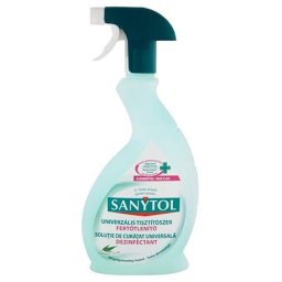 SANYTOL Általános tisztító- és fertőtlenítő spray, 500 ml, SANYTOL, eukaliptusz