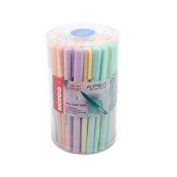 KORES Golyóstoll, 1,0 mm, kupakos, háromszögletű, KORES "KOR-M Pastel", kék
