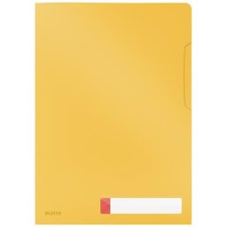 LEITZ Genotherm, "L", A4, PP, LEITZ "Cosy Privacy", melegsárga