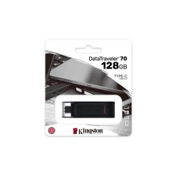 KINGSTON Pendrive, 128GB, USB-C, KINGSTON "DataTraveler 70"