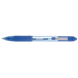 ZEBRA Golyóstoll, 0,27 mm, nyomógombos, ZEBRA "Z-Grip Smooth", kék