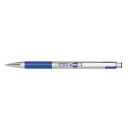 ZEBRA Zseléstoll, 0,38 mm, nyomógombos, ZEBRA "G-301", kék