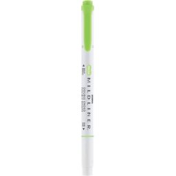 ZEBRA Szövegkiemelő, 1,0/3,5 mm, kétvégű ZEBRA "Mildliner Cool & Refined" zöld