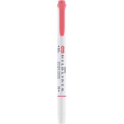 ZEBRA Szövegkiemelő, 1,0/3,5 mm, kétvégű ZEBRA "Mildliner Cool & Refined" piros