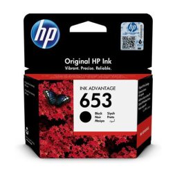 HP 3YM75AE Tintapatron DeskJet Plus Ink Advantage 6075 All-in-One nyomtatóhoz, HP 653, fekete, 360 oldal