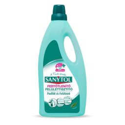 SANYTOL Felület tisztító-és fertőtlenítőszer, 1 l, SANYTOL, eukaliptusz