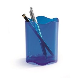 DURABLE Írószertartó, műanyag, DURABLE, "Trend", áttetsző kék