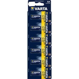 VARTA Elem, AAA mikro, 6 db, egyesével téphető, VARTA "Longlife Kartella"