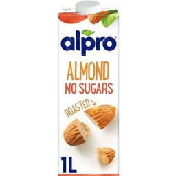 ALPRO Növényi ital, cukormentes, dobozos, 1l, ALPRO, pörkölt mandula
