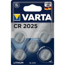 VARTA Gombelem, CR2025, 5 db, VARTA