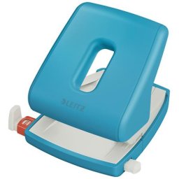 LEITZ Lyukasztó, kétlyukú, 30 lap, LEITZ "Cosy", nyugodtkék