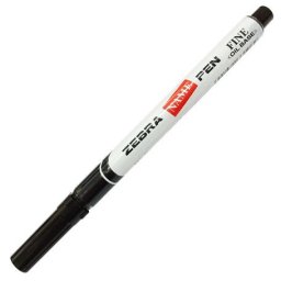 ZEBRA Alkoholos marker, 1,5 mm, kúpos, ZEBRA "Name Pen Fine", fekete