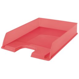 ESSELTE Irattálca, műanyag, ESSELTE "Colour'Breeze", korall