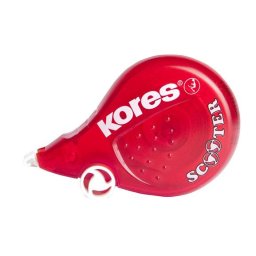 KORES Hibajavító roller, 4,2 mm x 8 m, KORES "Scooter", piros
