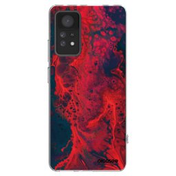 Átlátszó szilikon tok az alábbi mobiltelefonokra Xiaomi Redmi Note 11 Pro - Organic red