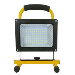 Napelemes 200W Hordozható 88db SMD fehér + 11db SMD színes Led reflektor beépített akkumulátoros USB munkalámpa - 8011