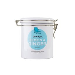 Teapigs Lemon & Ginger Filteres Tea 20 teafilter csatos üvegben