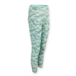 Dressa Active terepmintás enyhén magasított derekú fitness leggings - zöld