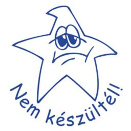 COLOP Bélyegző, motivációs, Nem készültél!, COLOP "N43-kék", kék