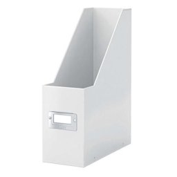 LEITZ Iratpapucs, PP/karton, 95 mm, LEITZ "Click&Store", fehér
