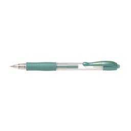 PILOT Zseléstoll, 0,32 mm, nyomógombos, PILOT "G-2 Metallic", zöld
