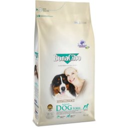 Bonacibo Adult Dog Form Senior/Over Weight - Csirke, szardella & rizs 15kg