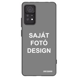 Fekete szilikon tok az alábbi mobiltelefonokra Xiaomi Redmi Note 11 Pro 5G - Saját fotó/motívum