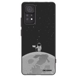 Fekete szilikon tok az alábbi mobiltelefonokra Xiaomi Redmi Note 11 Pro 5G - Astronaut