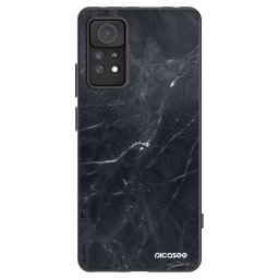 Fekete szilikon tok az alábbi mobiltelefonokra Xiaomi Redmi Note 11 Pro 5G - Black marble