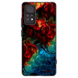 Fekete szilikon tok az alábbi mobiltelefonokra Xiaomi Redmi Note 11 Pro 5G - Universe