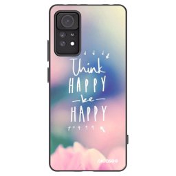 Fekete szilikon tok az alábbi mobiltelefonokra Xiaomi Redmi Note 11 Pro 5G - Think happy be happy