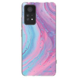 Átlátszó szilikon tok az alábbi mobiltelefonokra Xiaomi Redmi Note 11 Pro 5G - Pink liquid