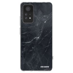 Átlátszó szilikon tok az alábbi mobiltelefonokra Xiaomi Redmi Note 11 Pro 5G - Black marble