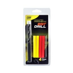 Carp Academy Bait Drill csalifúró lebegő szivacs rudakkal, 8mm