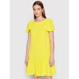 DKNY Hétköznapi ruha DD2A759A Sárga Relaxed Fit