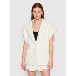 IRO Öltönymellény Uvani Bézs Regular Fit